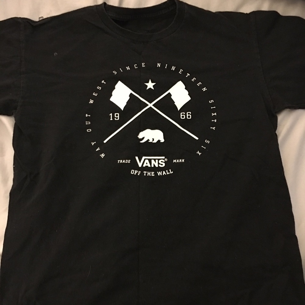 Black men’s vans shirt